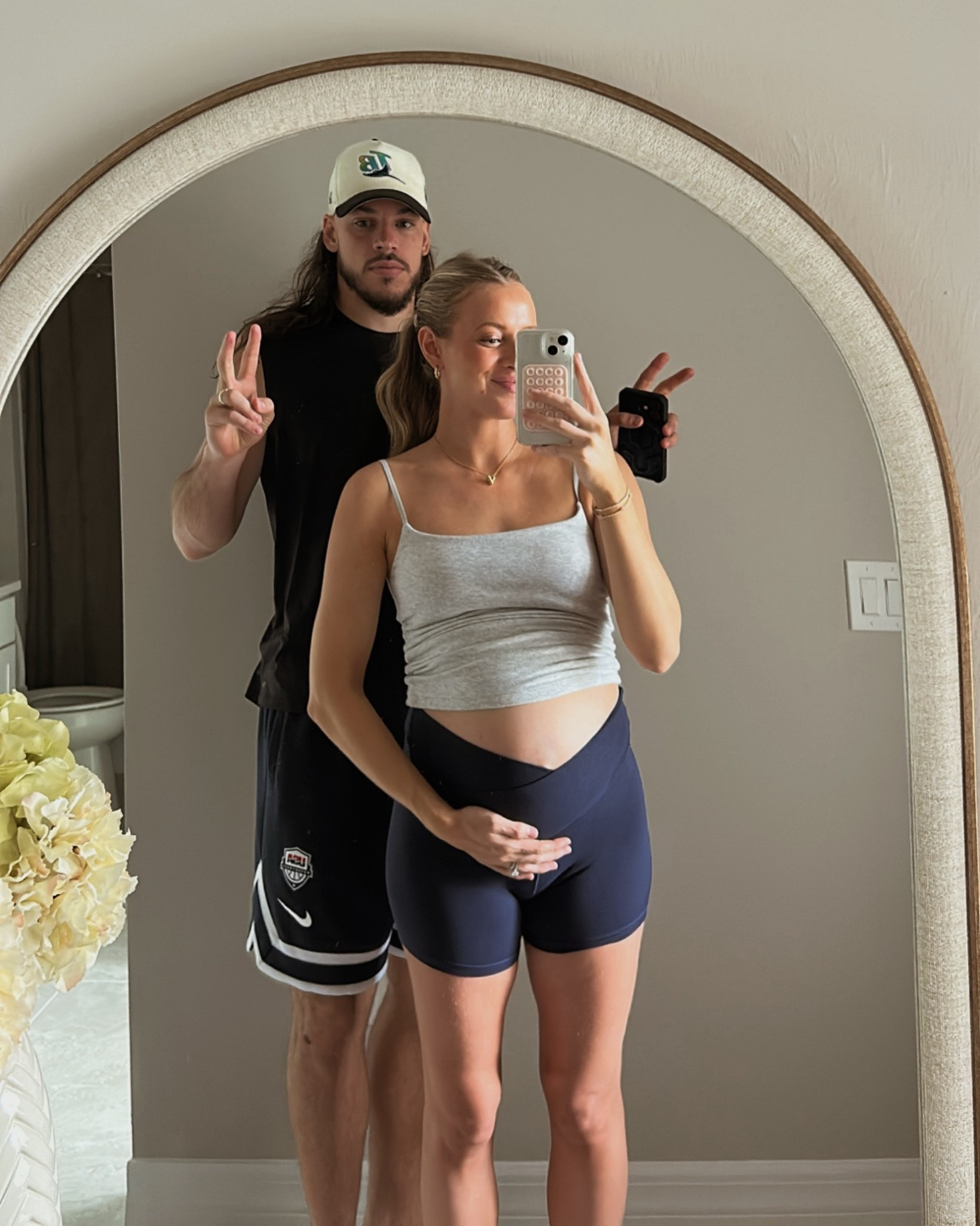 the best bra free tanks & these bike shorts are so comfy with my growing belly!

#LTKBump #LTKootd