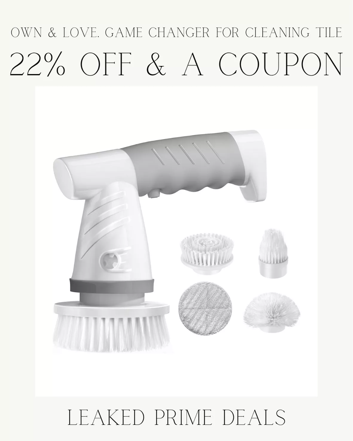 The Iezfix Handheld Electric Spin Scrubber Is on Sale at