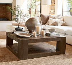 Rockport Square Reclaimed Wood Coffee Table (44") | Pottery Barn (US)