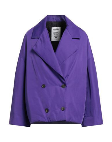 Annie Paris Woman Coat Purple Size S Polyester | YOOX (US)