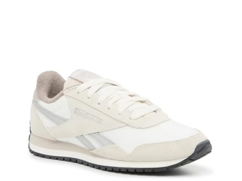 Reebok Women's Classic AZ Legacy Sneakers for Women, Casual Athletic Womens Shoes, Chalk/Chalk/Grey, Women's Size 7.5 | Amazon (US)