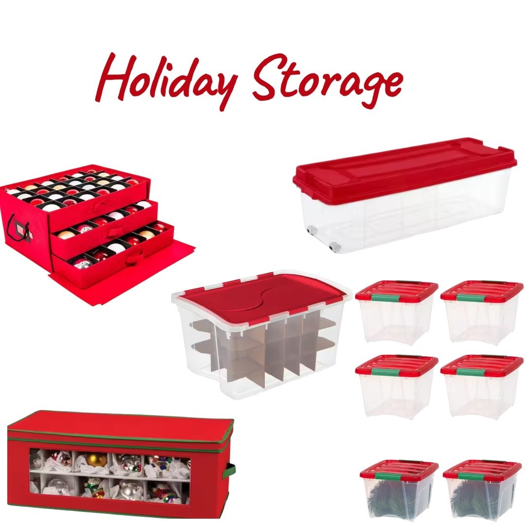 Soon we will need to put away  all our holiday decor. Here are a few bins I use throughout the years which keep my decor in pristine condition. 

#LTKHome #LTKFindsUnder50 #LTKHoliday
