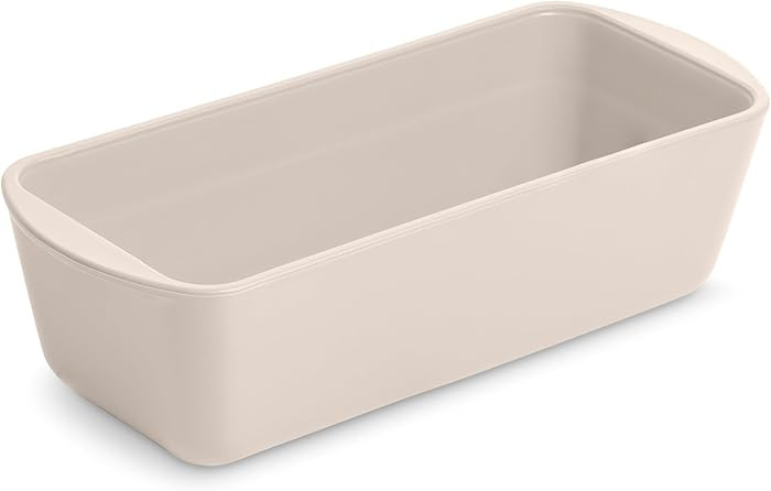 Non-Stick Ceramic Coated Glass 1 lb Loaf Pan | Naturally Slick Ceramic Coating | No PTFE, PFOA, P... | Amazon (US)