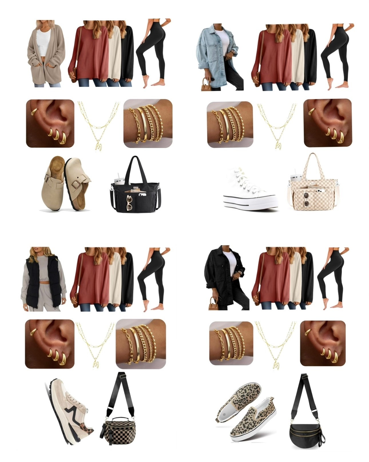 Mom on the go outfits: leggings. A comfortable legging with a relaxed top and  few accessories always looks cute while still being comfortable  

#LTKStyleTip #LTKFindsUnder50 #LTKFindsUnder100