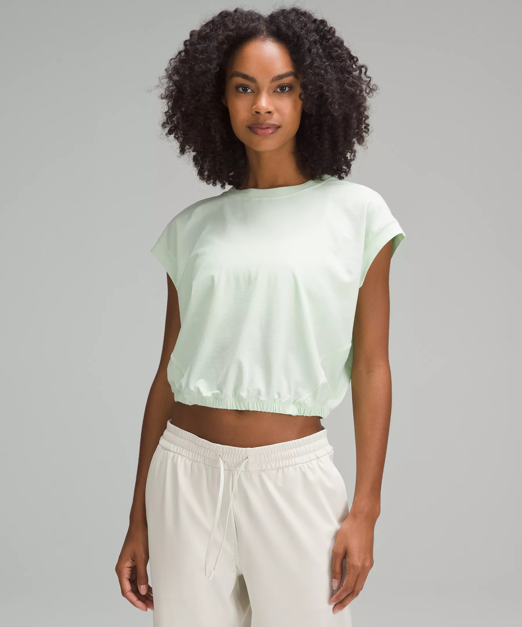 Wide-Sleeve Gathered Hem T-Shirt | lululemon (CA)