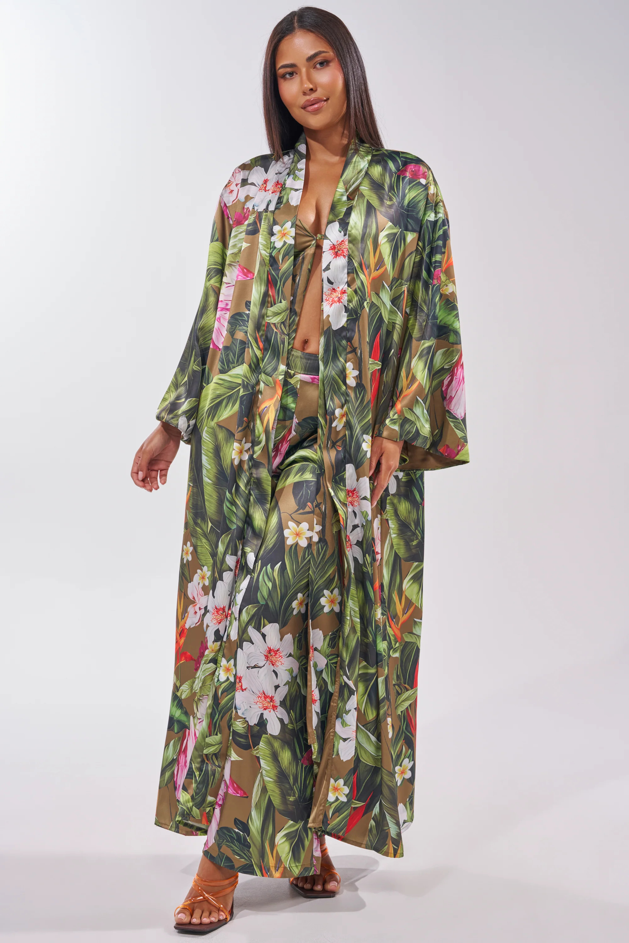 INTO THE WILD FLORAL DUSTER | AKIRA
