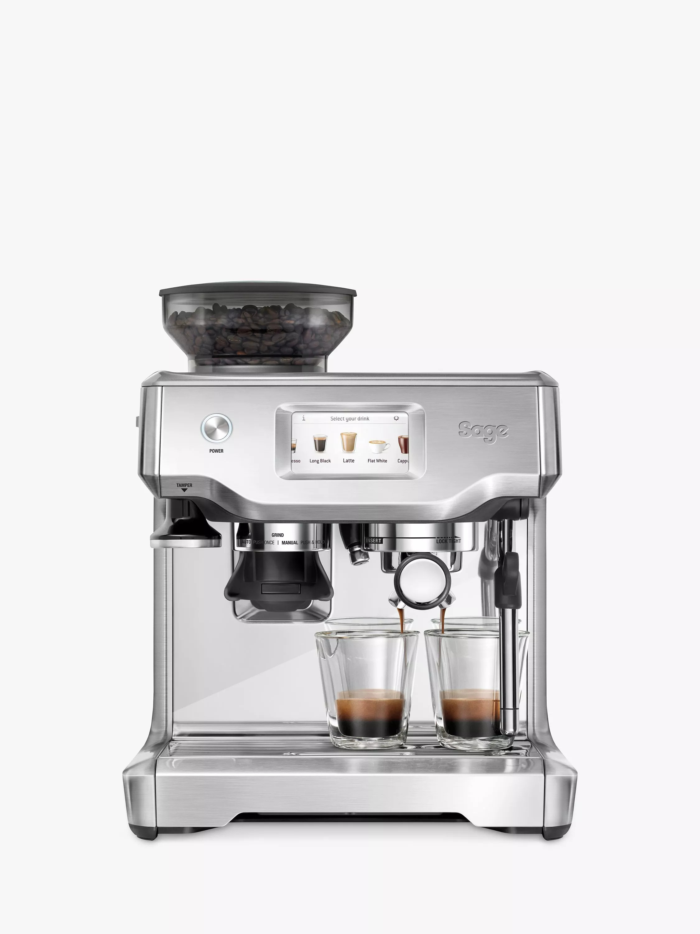 Sage Barista Touch Barista Quality Bean-to-Cup Coffee Machine | John Lewis (UK)