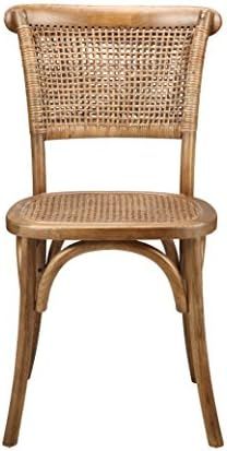 Moe's Home Collection Rattan Elm Dining Chair, Set of 2, Churchill (Light Brown) Churchill Dining Ch | Amazon (US)