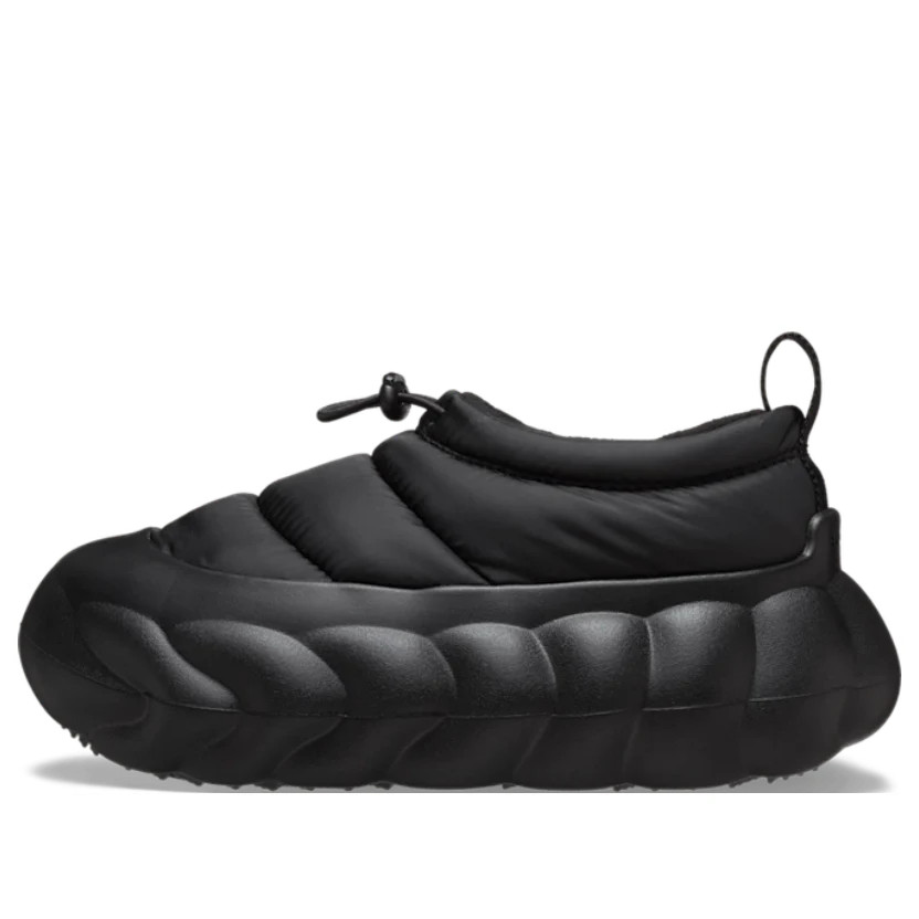 Crocs Overpuff Shorty 'Black' 210668-060 | KICKS CREW