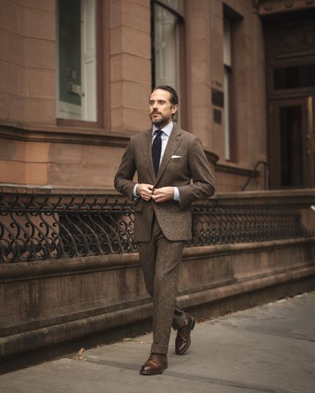 When it’s cool out but I don’t feel like wearing a coat, I reach for my Donegal tweed suit. In addition to being super warm, I love the amazing texture of the fabric and how incredibly versatile it is as well  

#LTKSeasonal #LTKmens #LTKover40