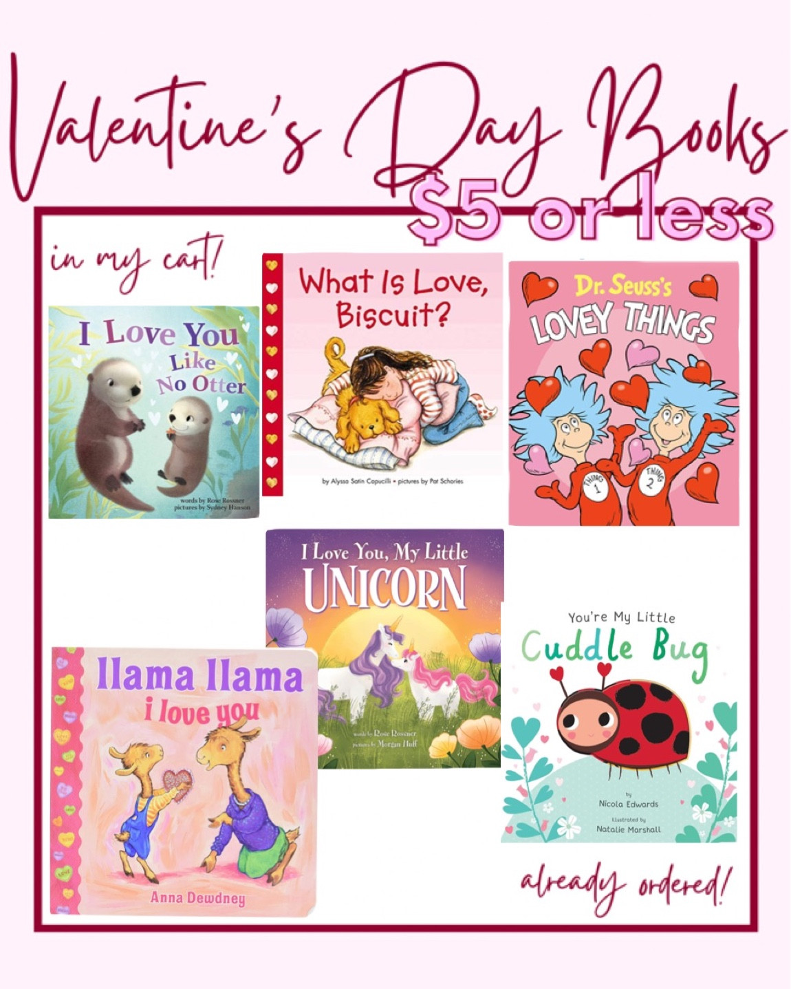 Valentine's Day Books on sale! All $5 or less on Amazon! 

Tags: prime vday valentines presents basket gift toys book board books baby first holiday gifts ideas inspo easy cheap sale 

#LTKkids #LTKbaby #LTKGiftGuide