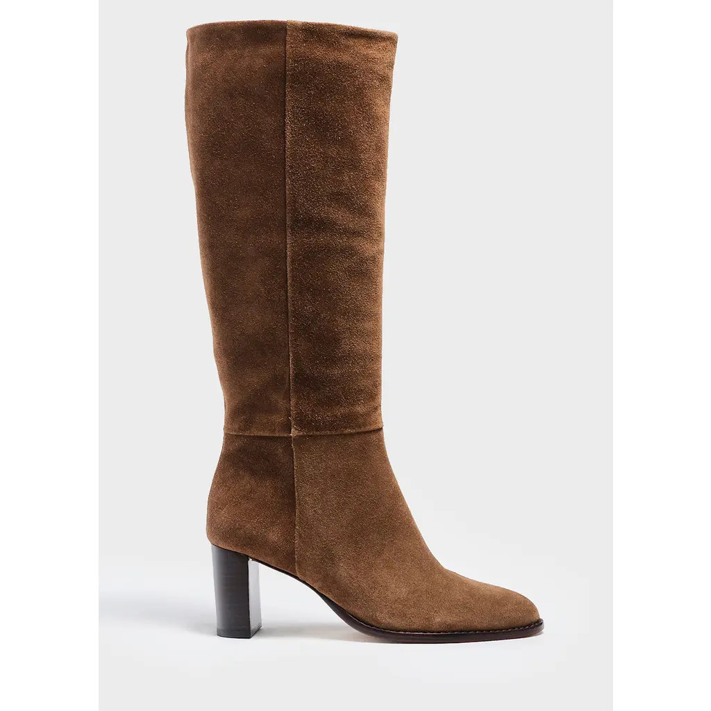 MARION PARKE Catherine 70 Scrunch Boot Suede in Mocha at Nordstrom, Size 39.5 | Nordstrom