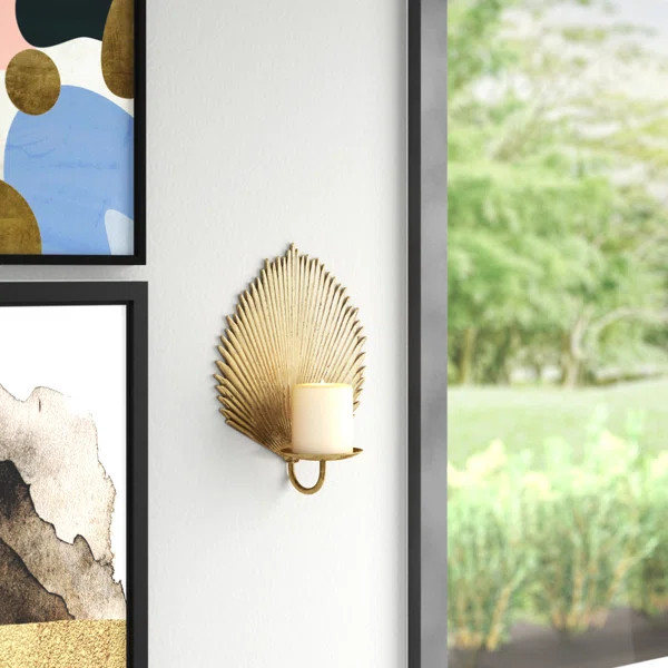 12.5'' H Metal Wall Wall Sconce | Wayfair North America