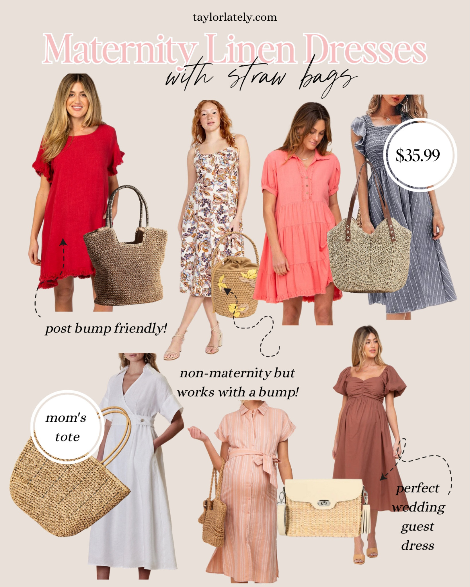 Bump-friendly linen dresses for the end of summer ✨ 

#LTKstyletip #LTKSeasonal #LTKbump