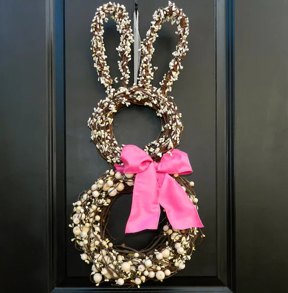 Easter Wreath  Bunny Wreath  Spring Wreath  Easter | Etsy | Etsy (US)