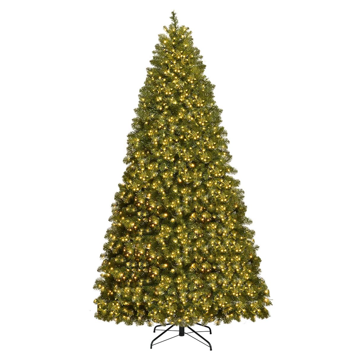 Green Pine Artificial Christmas Tree with Multi-Colored Lights | Wayfair North America