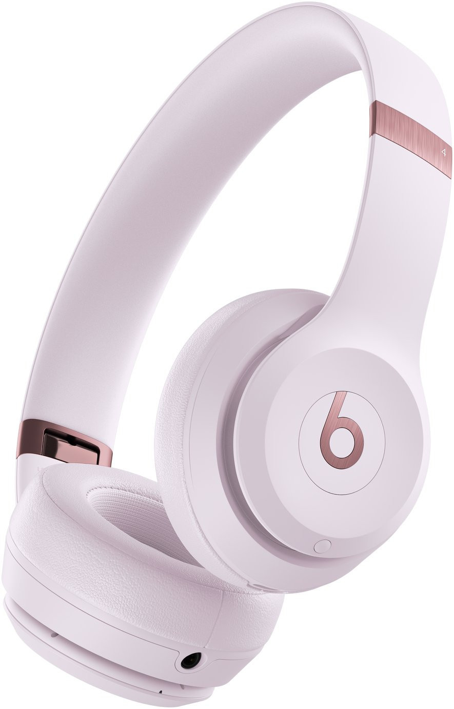 Beats Solo 4 On-Ear True Wireless Headphones - Cloud Pink | argos.co.uk