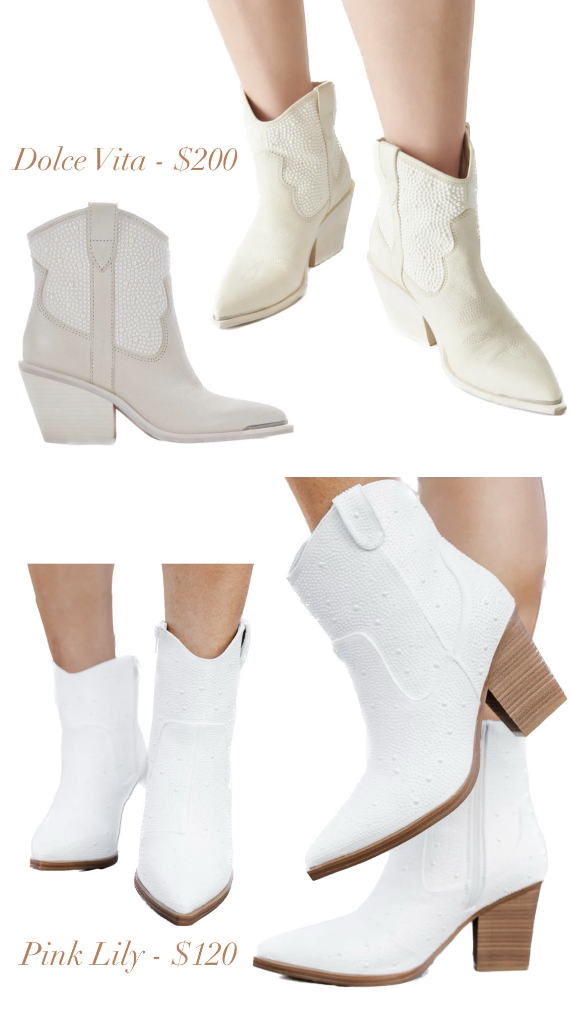 pearl cowboy boots, bride, bachelorette, nashville, country concert, stagecoach, eras tour, taylor swift concert, save or splurge

Pink Lily boots are $96 with code May20

#LTKshoecrush #LTKwedding #LTKFestival