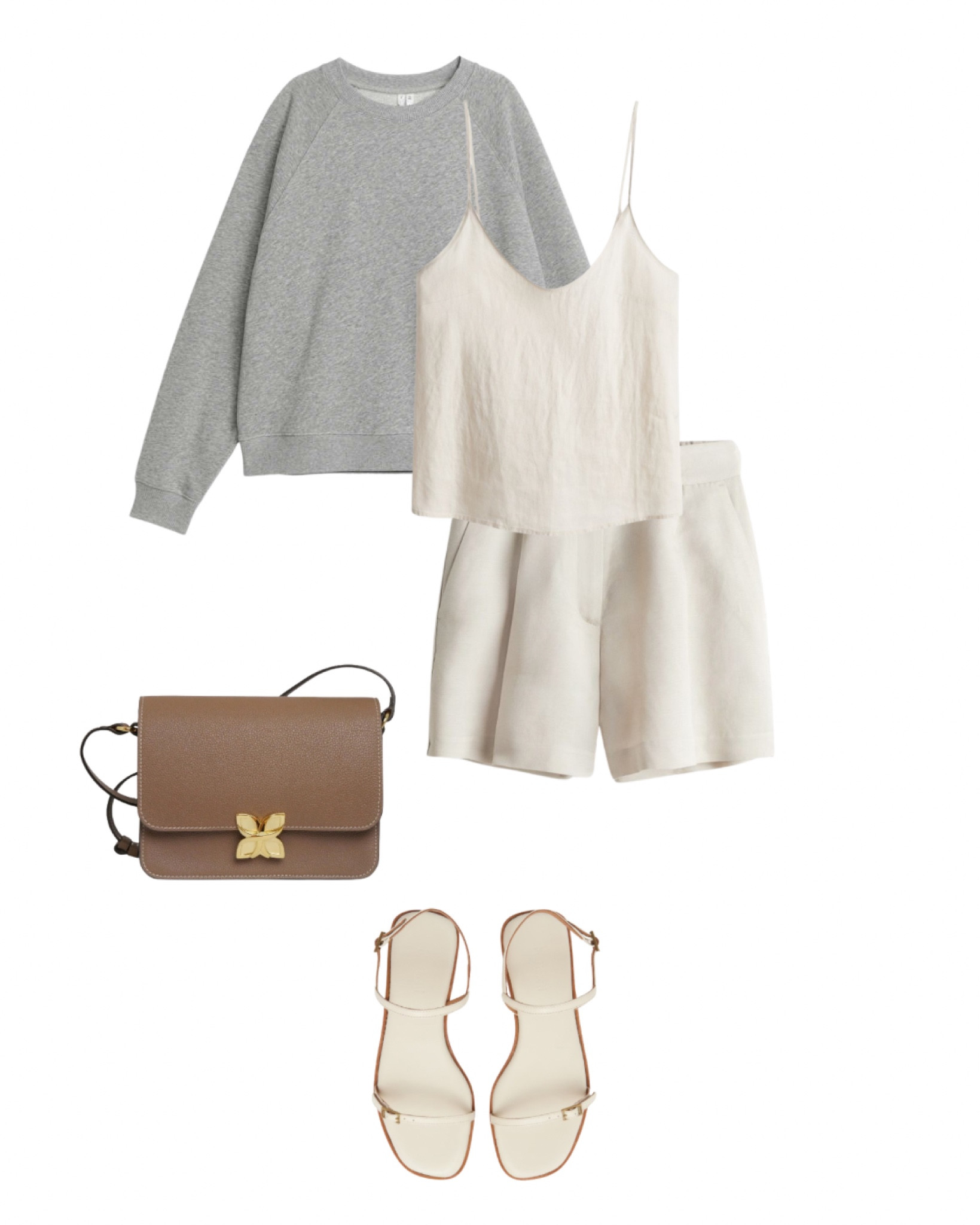 Grey and ivory, linen, shorts and tops, sandals, what to pack, vacation style, summer outfit 

#LTKStyleTip #LTKSummerSales #LTKSeasonal
