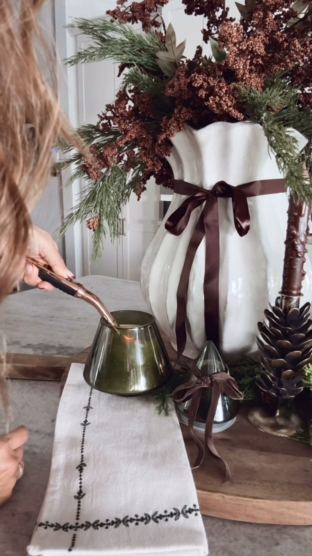 Christmas Vinyette
Large vase, berry stems, pinecones candlestick holder, tree candle, pine stems, transitional home, modern decor, amazon find, amazon home, target home decor, mcgee and co, studio mcgee, amazon must have, pottery barn, Walmart finds, affordable decor, home styling, budget friendly, accessories, neutral decor, home finds, new arrival, coming soon, sale alert, high end look for less, Amazon favorites, Target finds, cozy, modern, earthy, transitional, luxe, romantic, home decor, budget friendly decor, Amazon decor #walmart

Follow my LTK @InteriorsbyDebbi on the @shop.LTK app to view this post and get my exclusive app-only content!

#liketkit #LTKSeasonal #LTKHome #LTKHoliday
@shop.ltk
https://liketk.it/5xK9x

#LTKGiftGuide