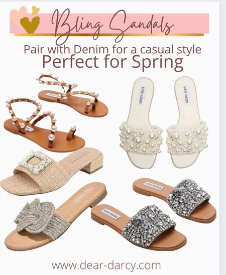 Spring & Summer sandals

A little bling perfect to dress up or down✔️

I love wearing casual with denim 

Prices starting from $22 up to $79
A couple on sale 



#LTKshoecrush #LTKsalealert #LTKfindsunder100