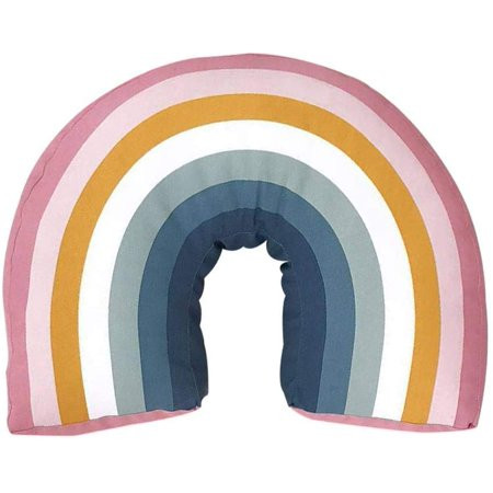 bangyoudaoo Rainbow Pillow U-shaped Pillow Travel Pillow Office Sleep Pillow Plush Toy Office of Chi | Walmart (US)