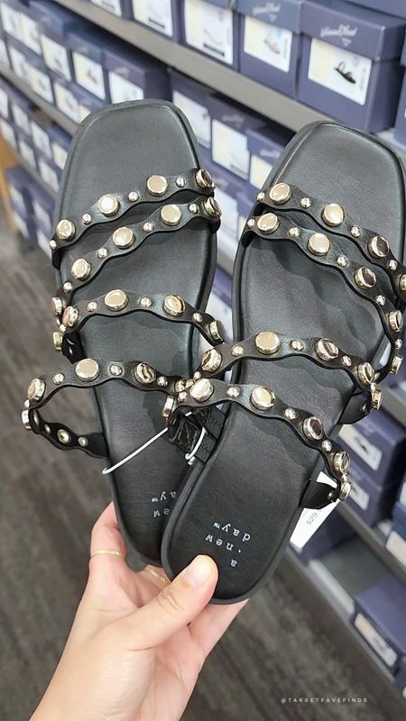 Studded strappy sandals, summer shoes, target style, targetfavefinds 

#LTKVideo #LTKStyleTip #LTKShoeCrush