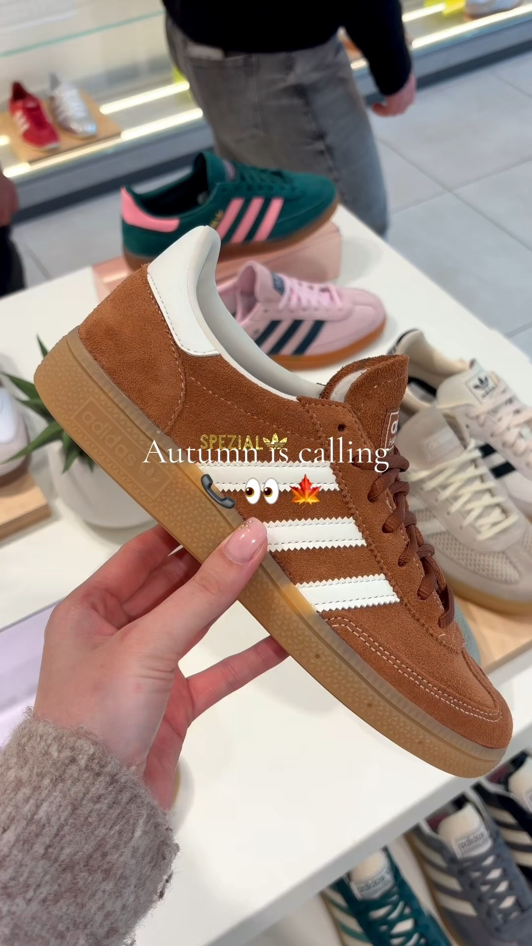 Brand new bronze colour Adidas Spezial. I cannot wait to wear these this Autumn 🫢 Neutral trainers for casual outfits 👌🏼

#LTKSeasonal #LTKootd #LTKMidsize