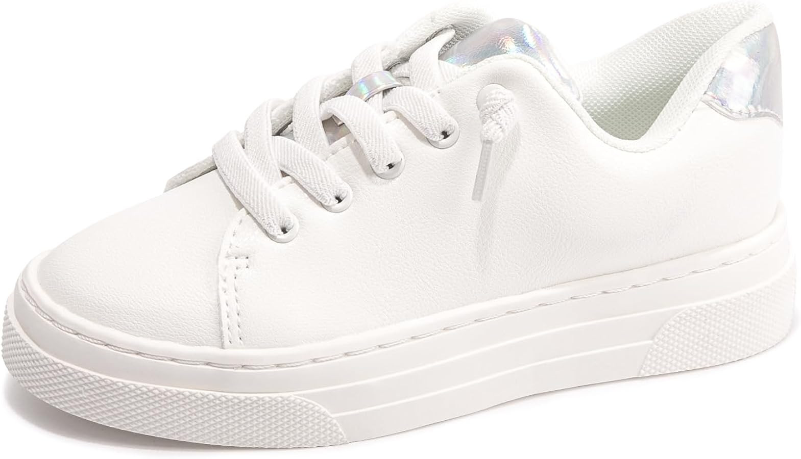 FUNKYMONKEY Kids Sneakers for Girls Boys Low Top Skate Shoe Little Kids/Big Kid Lace Up Casual Wa... | Amazon (US)