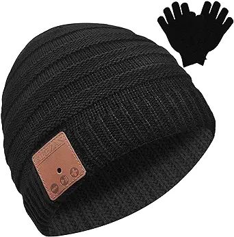 Bluetooth Beanie Hat,Novelty Headwear Christmas Stocking Stuffers Gifts for Men Women Him Her Tee... | Amazon (US)