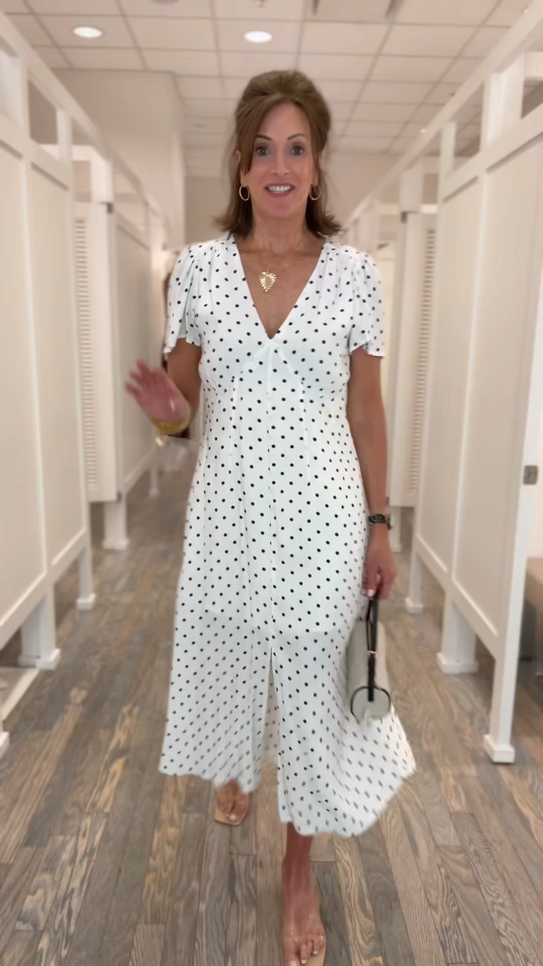 Polka dot dress - size 10 

Graduation dress 
Workwear 
Sunday style

#LTKSaleAlert #LTKMidsize #LTKWorkwear