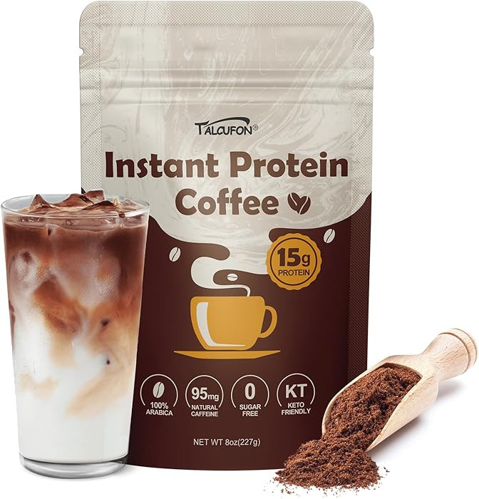 TALCUFON Premium Protein Coffee, Just Whey Protein & 100% Arabica Coffee, Zero Artificial Flavors... | Amazon (US)