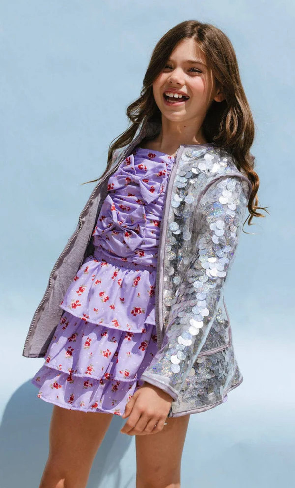 Paillette Iridescent Rain Jacket | Lola + The Boys