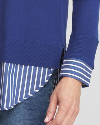 Built-In Shirt Knit Sweater | Chico's