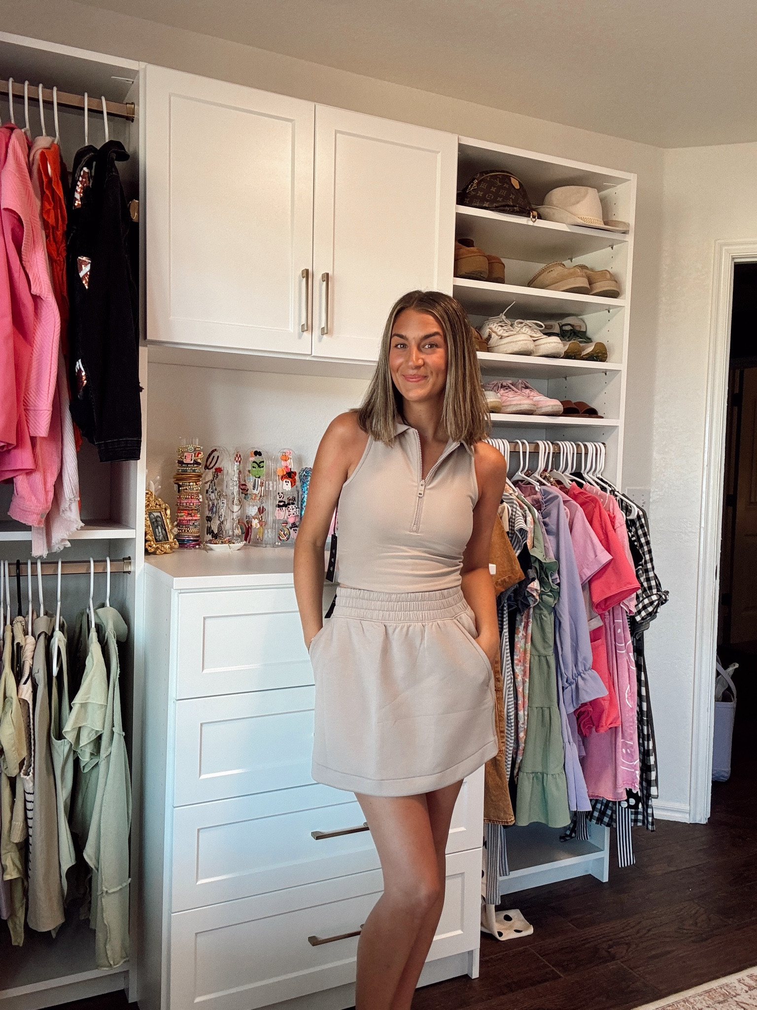 This athleisure set is perfect for pickle ball!!! 

#LTKActive #LTKFitness #LTKSaleAlert