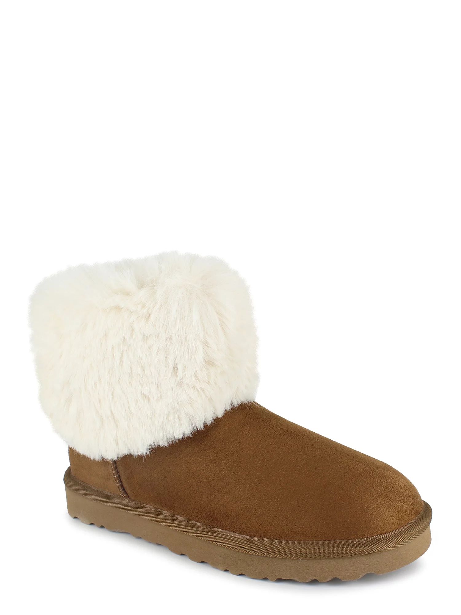 Portland Boot Company Women's Laney Faux Fur Bootie - Walmart.com | Walmart (US)