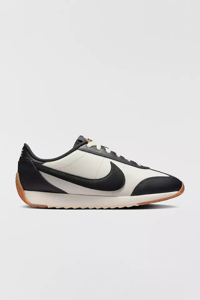 Nike Women's Pacific Leather Sneaker in Sail/Off Noir/Safety Orange, Women's at Urban Outfitters | Urban Outfitters (US and RoW)