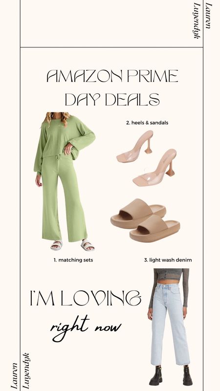 Amazon prime day fashion deals below 🤍 love this matching set! 

#LTKunder100 #LTKSeasonal #LTKsalealert