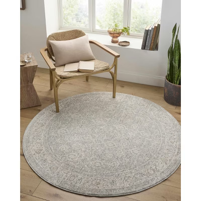 Hauteloom Round Area Rug  Beige | Target