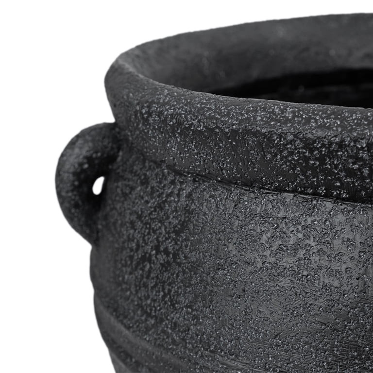 My Texas House Cauldron Decorative Planter, Black, 14" x 12" | Walmart (US)