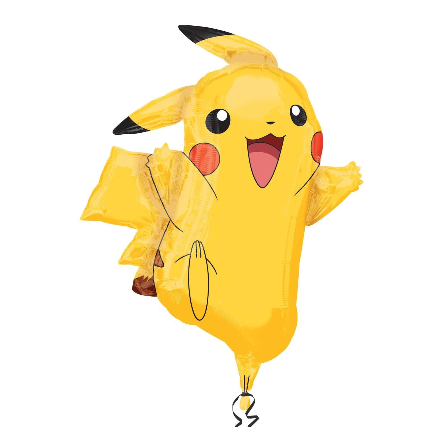 Anagram International 2946001 Pikachu Shape Balloon Pack, 31", Yellow | Amazon (US)