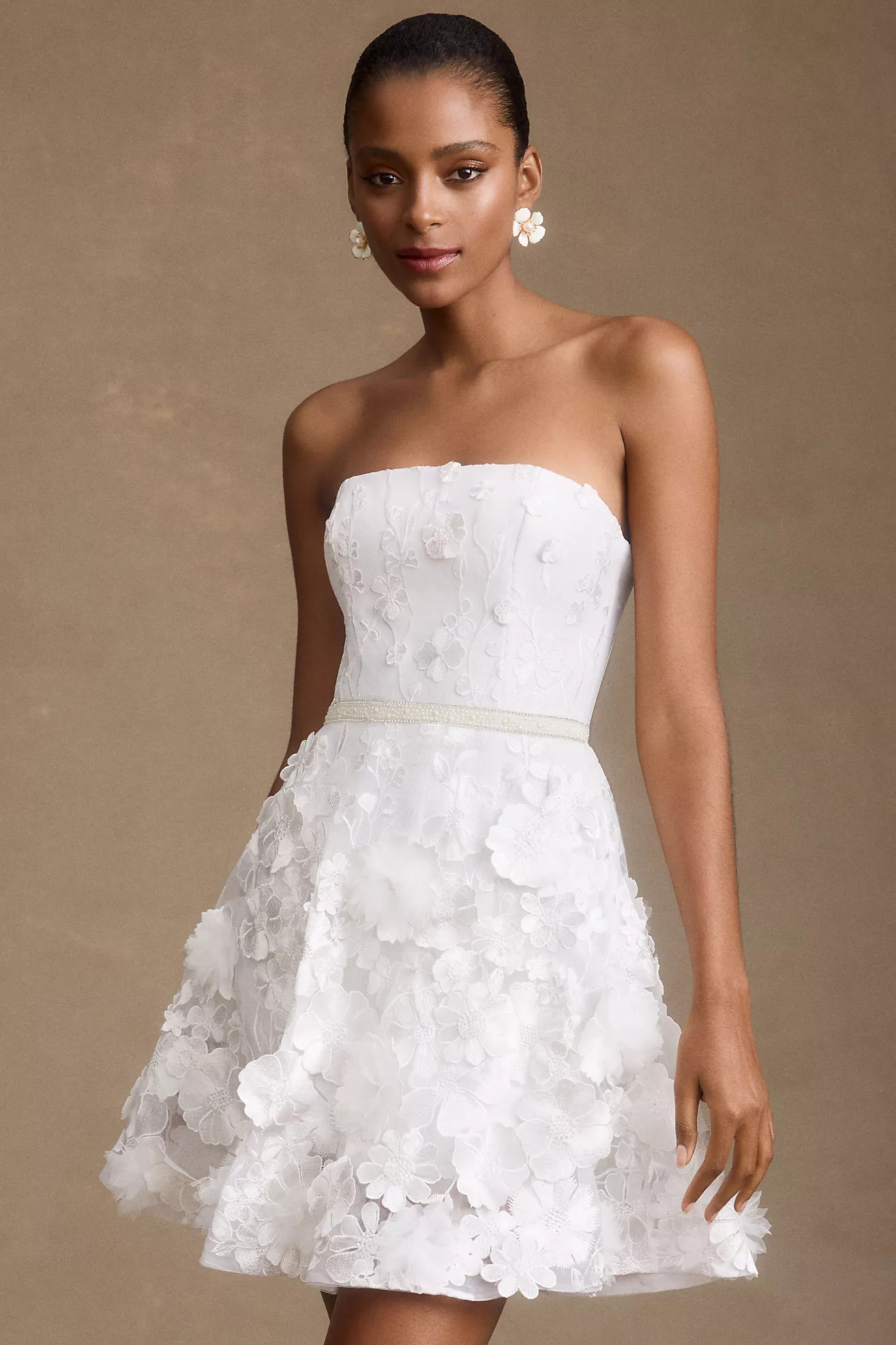 meredith floral embroidery a line dress Meredith Midi Dress