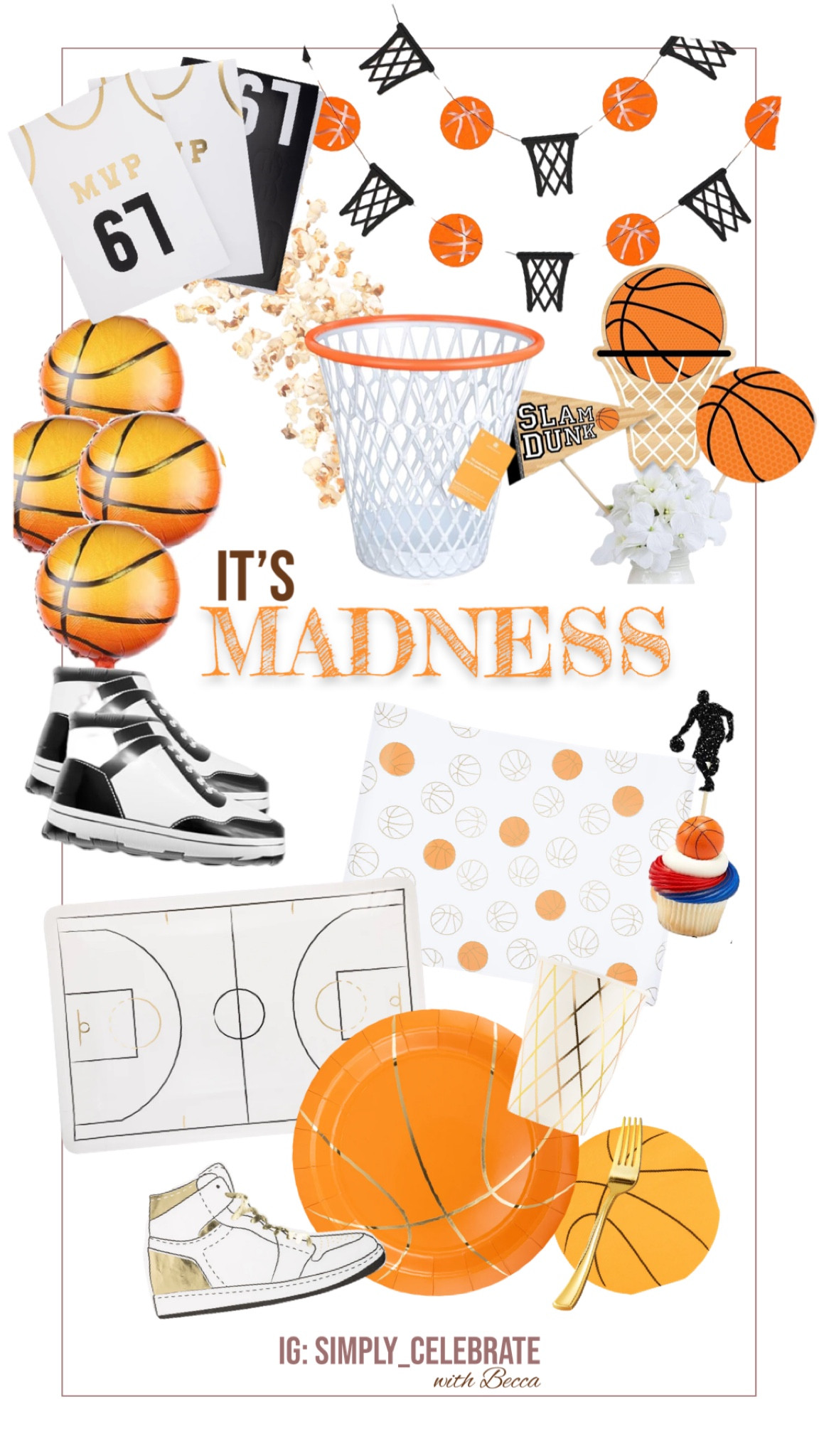 We’re BIG March madness fans at our house!! 
Here are some goodies to make a watch party for the first rounds, final four, or anything inbetween!
Also would be so fun for a basketball themed birthday! 

#LTKparties #LTKhome #LTKSeasonal