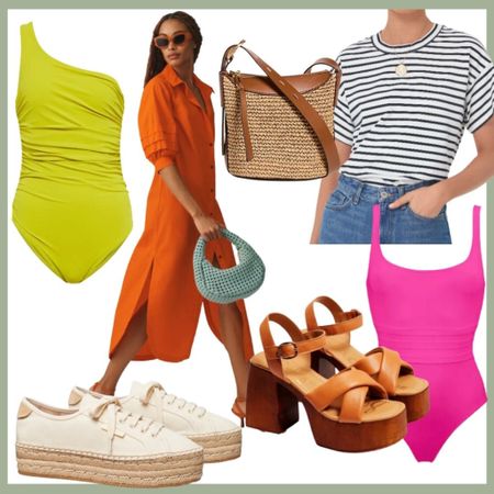 My spring wishlist— espadrille sneakers, chartreuse one piece, bathing suits, hot pink one pieces, platform sandals, straw crossbody bags, and stripes galore! 

#LTKSeasonal #LTKstyletip #LTKFind