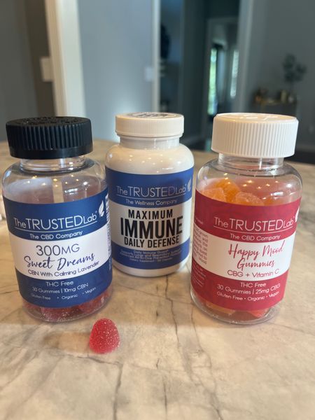 The Trusted Lab 

Save 10% off with Code 
DARCYV10
Sweet dreams gummies 
Happy gummies 
Immunity boosters 



#LTKBeauty #LTKFindsUnder50 #LTKFitness