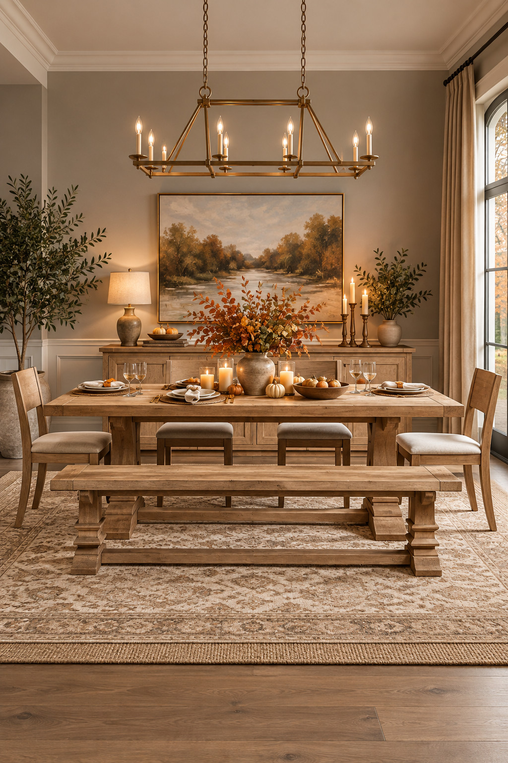 This one has that cozy fall farmhouse look I can never resist 🤎 The warm wood finish, matching bench, and classic chairs make it feel so welcoming for family dinners. Perfect if your fall home refresh includes making the dining room extra cozy this season. Such a good Wayfair Labor Day find!
#WayfairFinds #DiningTable #DiningSet #FarmhouseDiningRoom #RusticDiningRoom #FallDiningRoom #FallDecor #FallHome #CozyHome #DiningRoomRefresh #LaborDayDeals #WayfairSale #FallHomeRefresh #ThanksgivingTable #HomeInspo 

 #LTKSeasonal #LTKHome #LTKSaleAlert