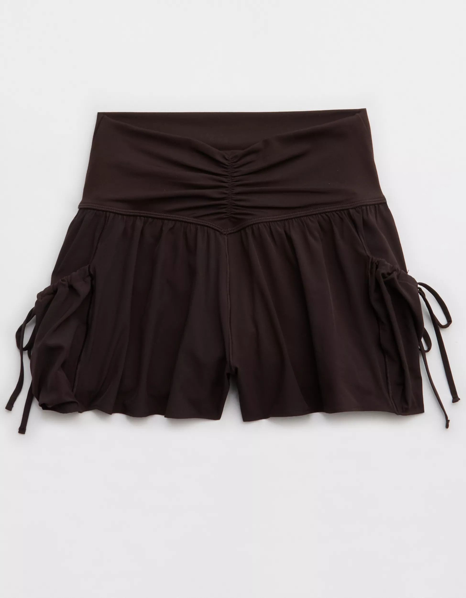 OFFLINE By Aerie Real Me Ruched Pocket Flowy Short | Aerie