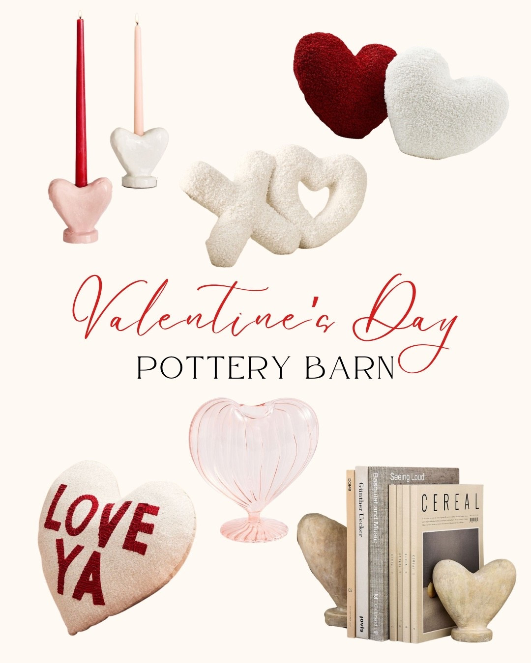 Valentine’s Day vibes, cozy + chic, pink and red accents, heart-filled details for a home that feels loved 💌 Pottery Barn never disappoints! ✨ 

#ValentinesDecor #PotteryBarn #Pink #Red #Hearts #Valentines #HomeDecor 

#LTKSeasonal #LTKHome #LTKValentine