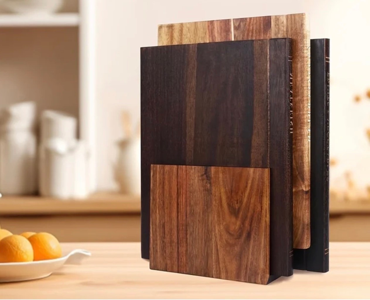Wood cutting boards that look like books
Meat and fish
Veggies and fruits
Cheese and Bread
#cuttingboards

#LTKHome #LTKdayinmylife