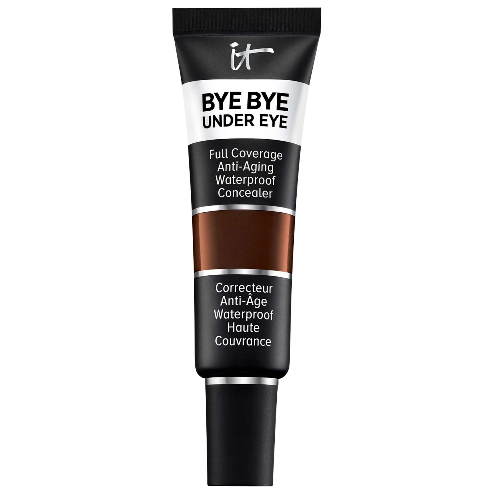 IT Cosmetics Bye Bye Under Eye Anti-Aging Full Coverage Concealer with Hyaluronic Acid 45.5 Deep Ebony 0.4 oz/12 ml | Sephora (US)
